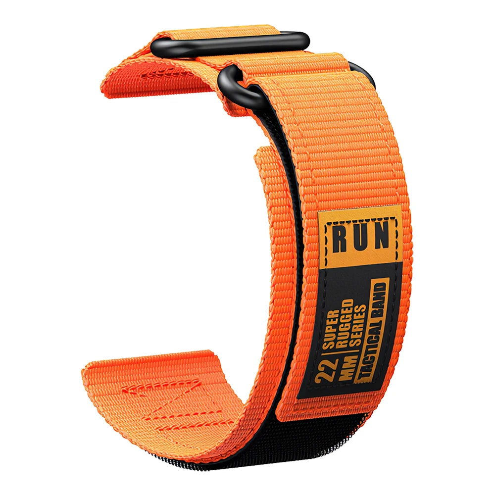 Correa de nailon con gancho y bucle de 22mm para Xiaomi Watch 5 / S4 Sport / S3 / S2 / S1 Pro, accesorios para pulsera deportiva