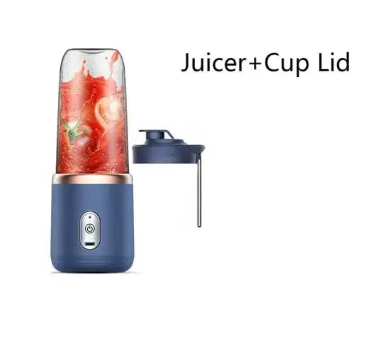 Licuadora Portátil Eléctrica con 6 Cuchillas, Multifuncional, para Jugos, Smoothies, Hielo y Procesamiento de Alimentos