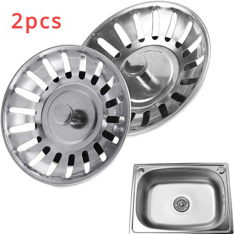 2 uds tapón colador de fregadero de cocina tapón de residuos filtro de fregadero filtro colador de fregadero drenaje de suelo herramientas de cocina