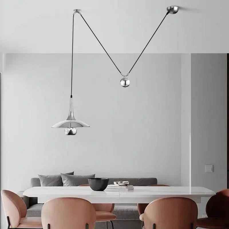 Lámpara de iluminación colgante Led ajustable posmoderna, luces colgantes para dormitorio, comedor, mesita de noche, punto de suspensión, Fixturex