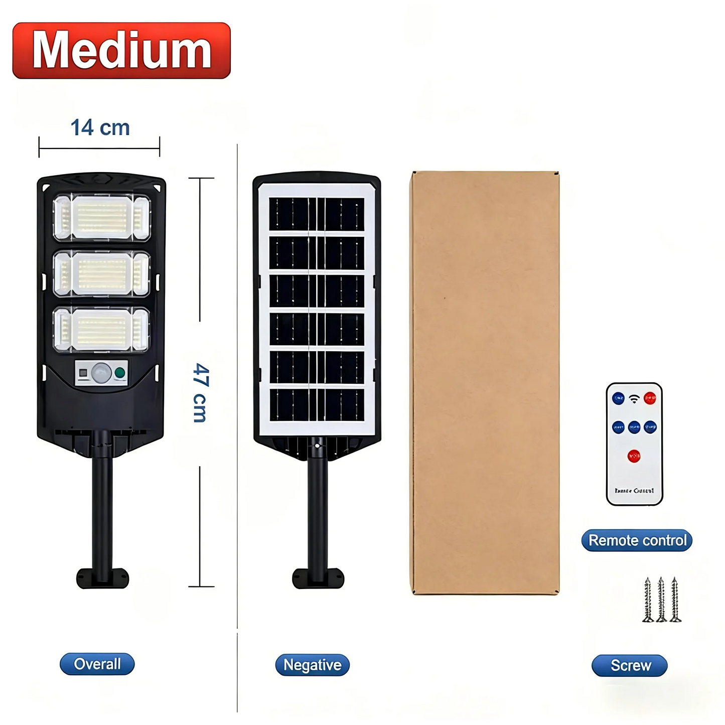 Luces solares 9000000LM 4000W/3000W/1000W, reflector de farola impermeable para exteriores con Sensor de movimiento, lámpara de pared para jardín y patio
