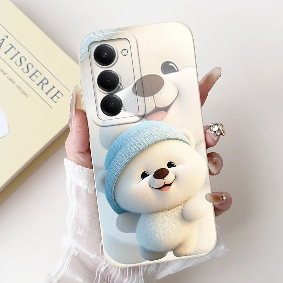 Para Xiaomi Redmi 15 4G 5G funda bonita Panda conejo funda de dibujos animados a prueba de golpes funda de teléfono para Xiaomi Redmi 15 5G Redmi15 4G bolsas suaves