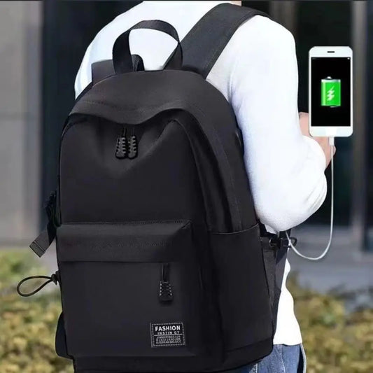 Mochila minimalista de moda para hombre, mochila versátil de gran capacidad para estudiantes, bolsa de viaje para ordenador, lavable, Unisex