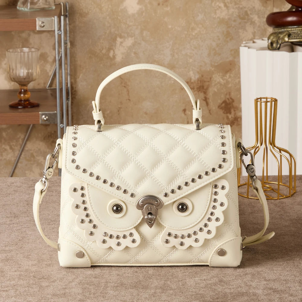 Bolso de mano para mujer, nueva temporada 2026, bolso cuadrado pequeño, elegante, para ir al trabajo, bolso de diseñador de alta gama, bandolera, bolso de hombro a la moda