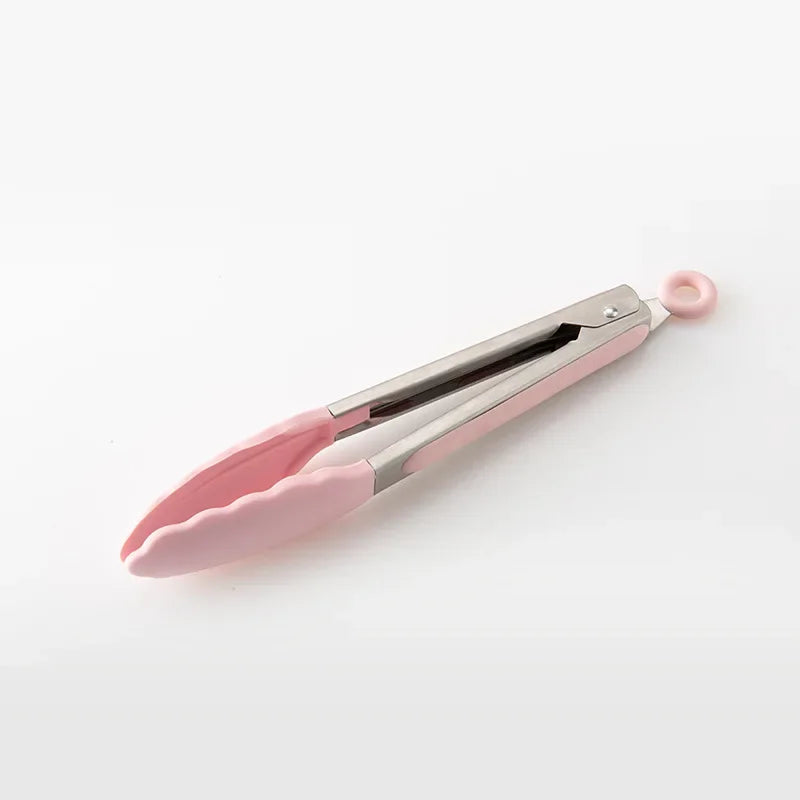 Utensilios de cocina de silicona con mango multifunción de madera, espátula antiadherente, cucharón, batidor de huevos, pala, rosa, nuevo
