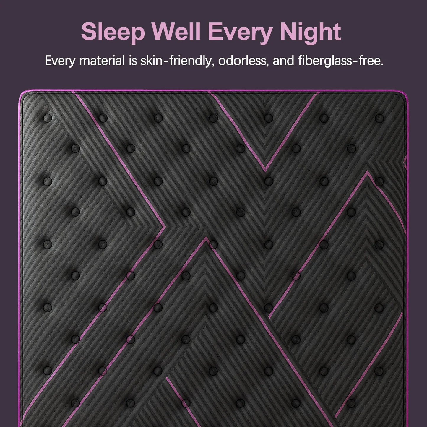 Medium Firm Hybrid Mattress in a Box 12/14 Inch Gel Memory Foam Pocket Spring Fiberglass-Free Cooling Motion Isolation