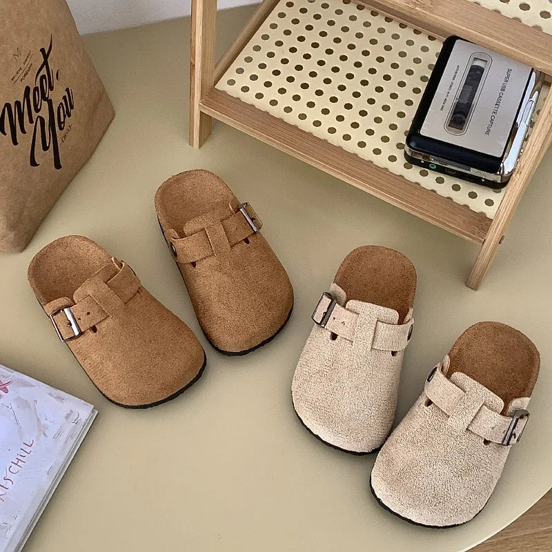 2025 primavera nuevos zapatos de cuero para niños para niñas moda estilo coreano suave antideslizante elegante versátil transpirable pisos