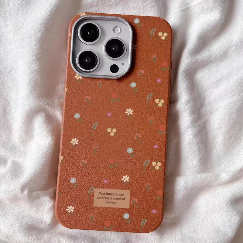 Funda de teléfono Floral pequeña y colorida para Samsung Galaxy A55 A54 A52 A34 A35 A15 4G 5G S25 S24 S23 S22 Ultra Plus FE, funda trasera suave