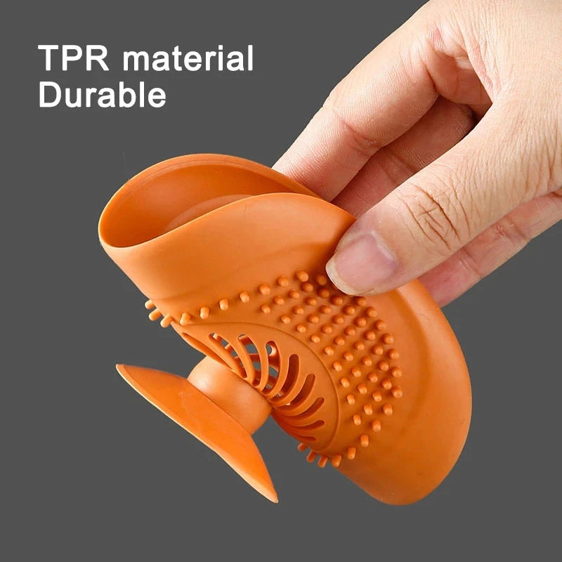 Tapón de silicona para fregadero de cocina, filtro de ducha, tapón de cubierta de drenaje, colador de fregadero, escurridor de suelo, recogedor de pelo, accesorios de baño
