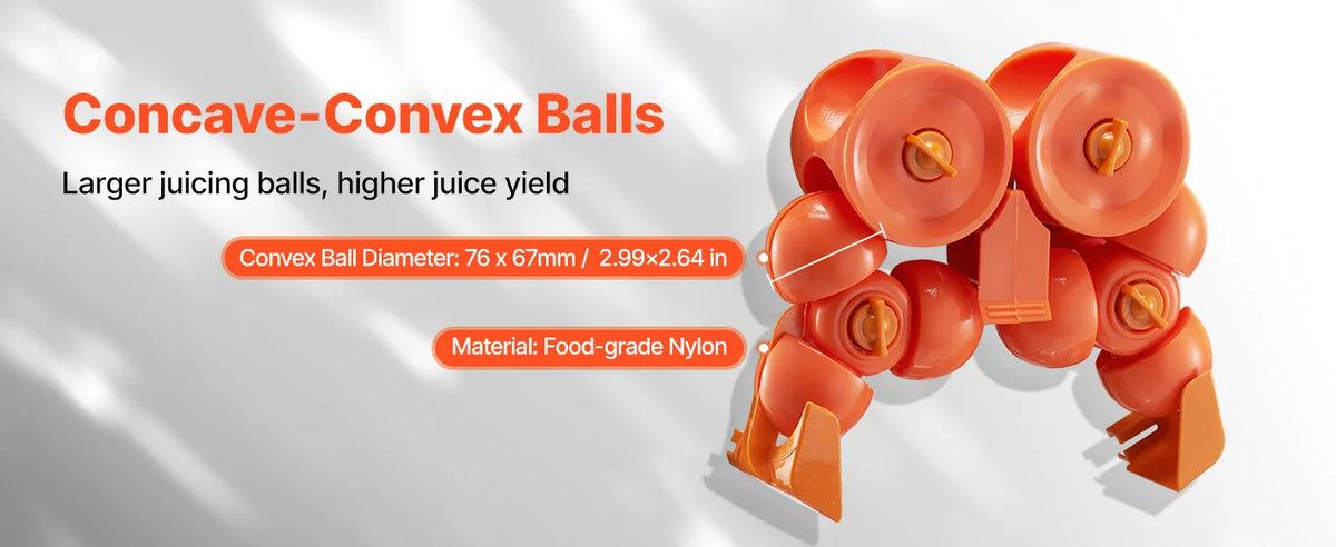 Exprimidor de Naranjas Comercial Automático de Acero Inoxidable con Caja de Filtro Extraíble ﻿