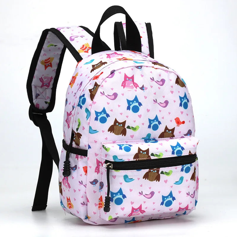 Mochila Infantil de Dibujos Animados, Ligera, para Jardín de Niños y Escuela, con Protección Ergonómica para la Columna Vertebral, para Niños y Niñas, Estilo Casual y Moderno