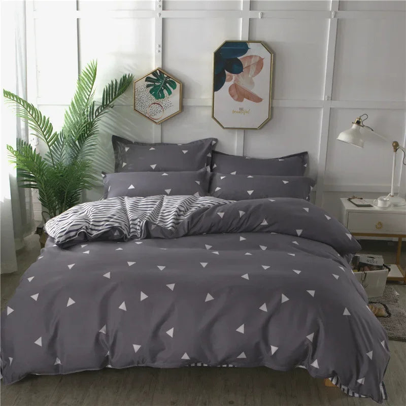 Juego de fundas de edredón de tamaño King de dibujos animados, 220x240, agradable para la piel, manta, funda de edredón y funda de almohada