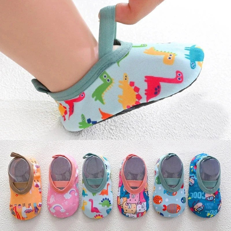 Zapatillas de deporte para deportes acuáticos para niños y niñas, zapatos descalzos para nadar, Surf, pesca, buceo, zapatillas para interiores y exteriores