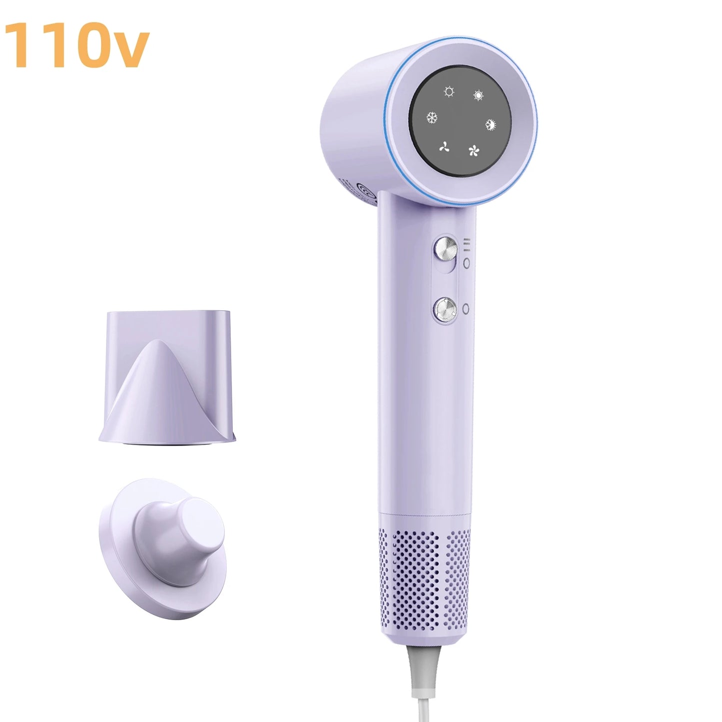 Secador de Pelo GOKOCO de Alta Velocidad 110000 RPM con Iones Negativos, 300 Milhoes, Secado Rápido, Bajo Ruido y Control de Temperatura