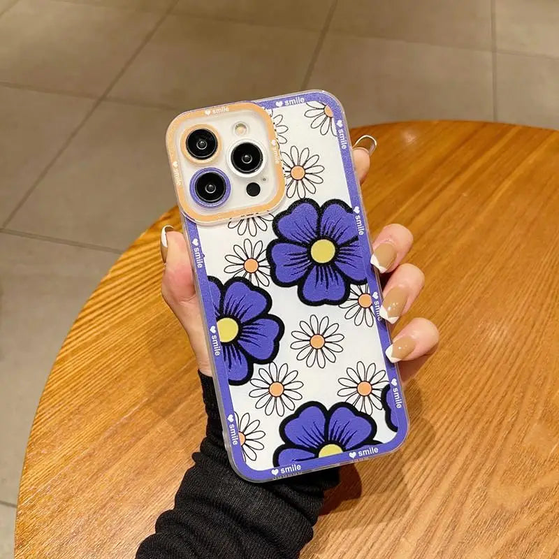 Funda de teléfono con forma de mariposa y flor para Realme C53 C55 C67 C63 C33 C30 C35 C51 C21Y C25Y C20 C15 C21 8i 9i 9 10 12 Pro Plus 8 5G