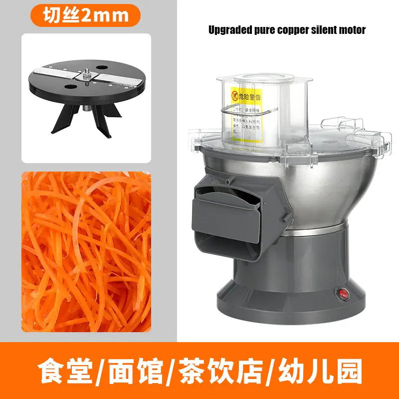 Electric potatoes French fries chips cutter Slicer carrot dicing machine shredding grater machine Ham Granulator food processor
