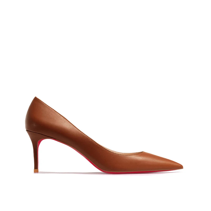 Nuevos Zapatos de Tacón Alto Puntiagudos de Boca Poco Profunda con Tacones Finos, Zapatos Individuales Blancos Mate de Moda para el Trabajo, Suela Blanda, Talla Única
