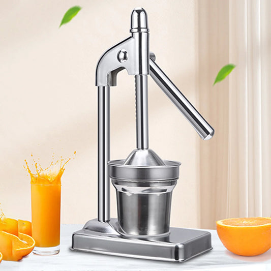 Exprimidor Manual de acero inoxidable para naranja, limón, Granada, prensa Manual, Extractor de zumo de fruta, herramienta de cocina para el hogar fácil de limpiar