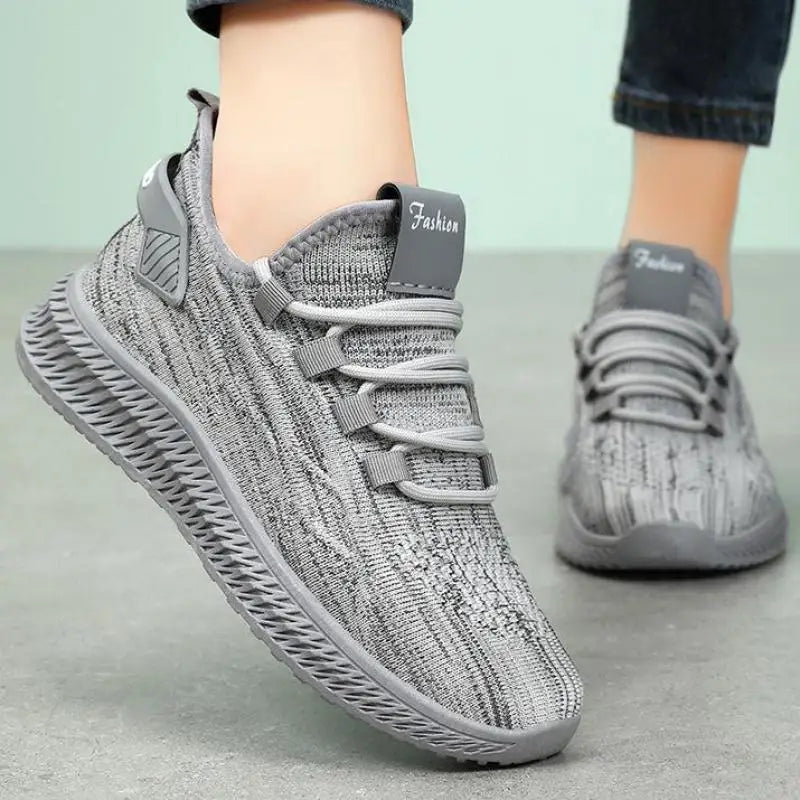 Zapatillas amarillas para mujer, zapatillas de deporte de malla transpirable, ligeras, informales, para primavera, nuevas, para tenis