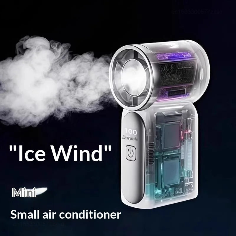 Ventilador portátil, práctico y creativo, miniventilador de bolsillo, ligero, adecuado para viajes, camping, exteriores, enfriadores de aire, nuevo