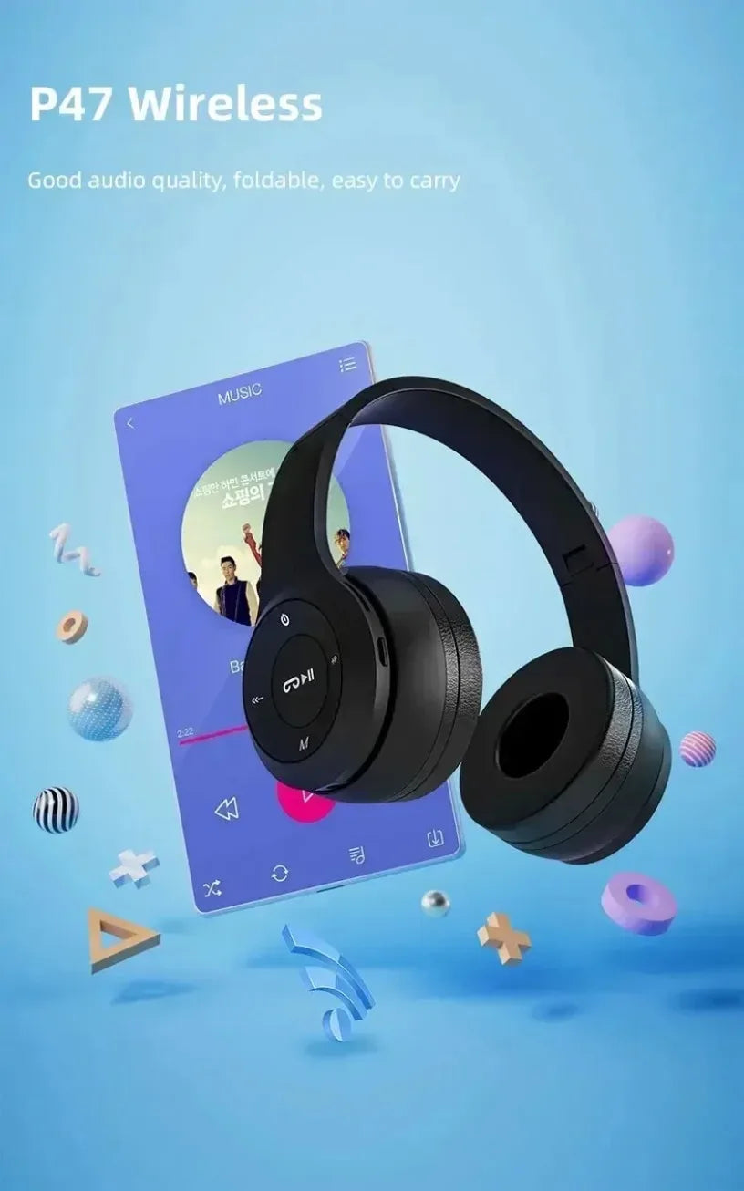 Auriculares Bluetooth Inalámbricos Plegables