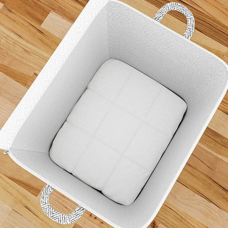 Bolsa de almacenamiento de gran capacidad para el hogar, organizador de armario de Material no tejido, se puede utilizar para ropa de edredón, juguetes, 1 unidad