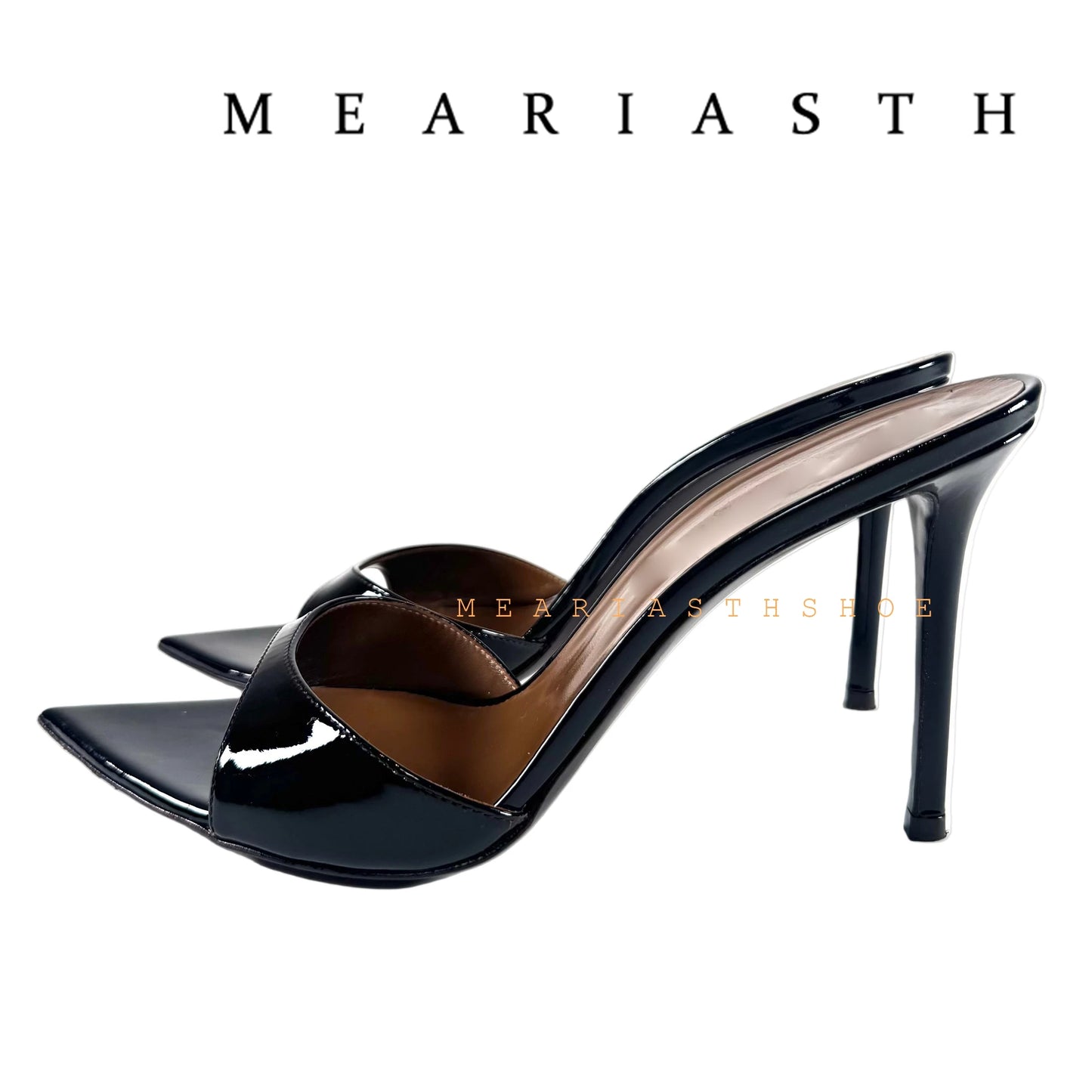 Zapatillas de crin de verano, zapatos de mujer, Sandalias de tacón de aguja súper alto, sandalias de mujer con punta abierta y pasarela para fiesta, talla grande 44