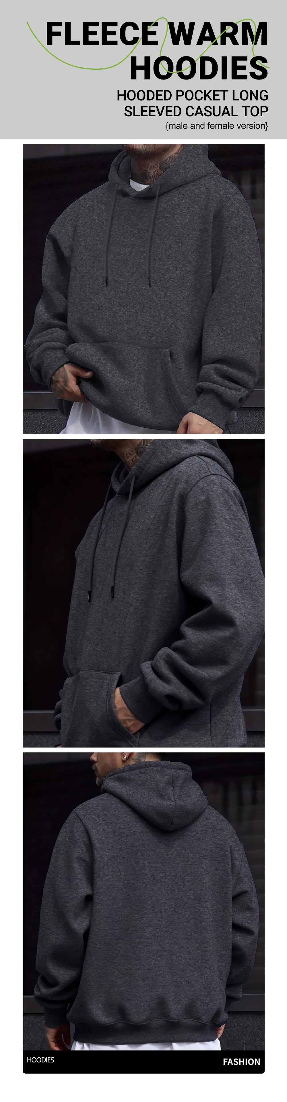 Hawkins High School 1983 estampado hombres Sudadera con capucha otoño bolsillo ropa deportiva suelta polar jersey 14 colores Unisex Simple manga larga