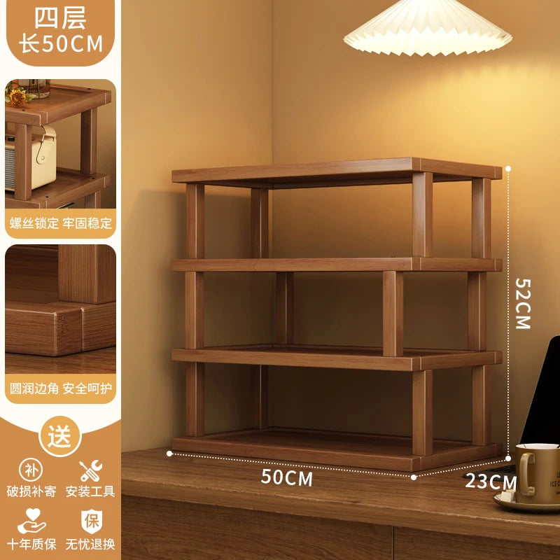 Estante de almacenamiento de escritorio de doble capa, organizador de encimera, portavasos Simple para organización de mesa de comedor y cocina