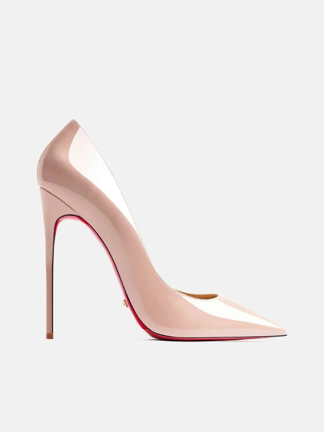 Zapatos de Tacón para Mujer 2026, Tacones de Cuero de Marca de Lujo, Zapatos de Tacón Alto con Punta en Pico y Suela Roja, Elegantes Stilettos para Damas, Zapatos de Fiesta