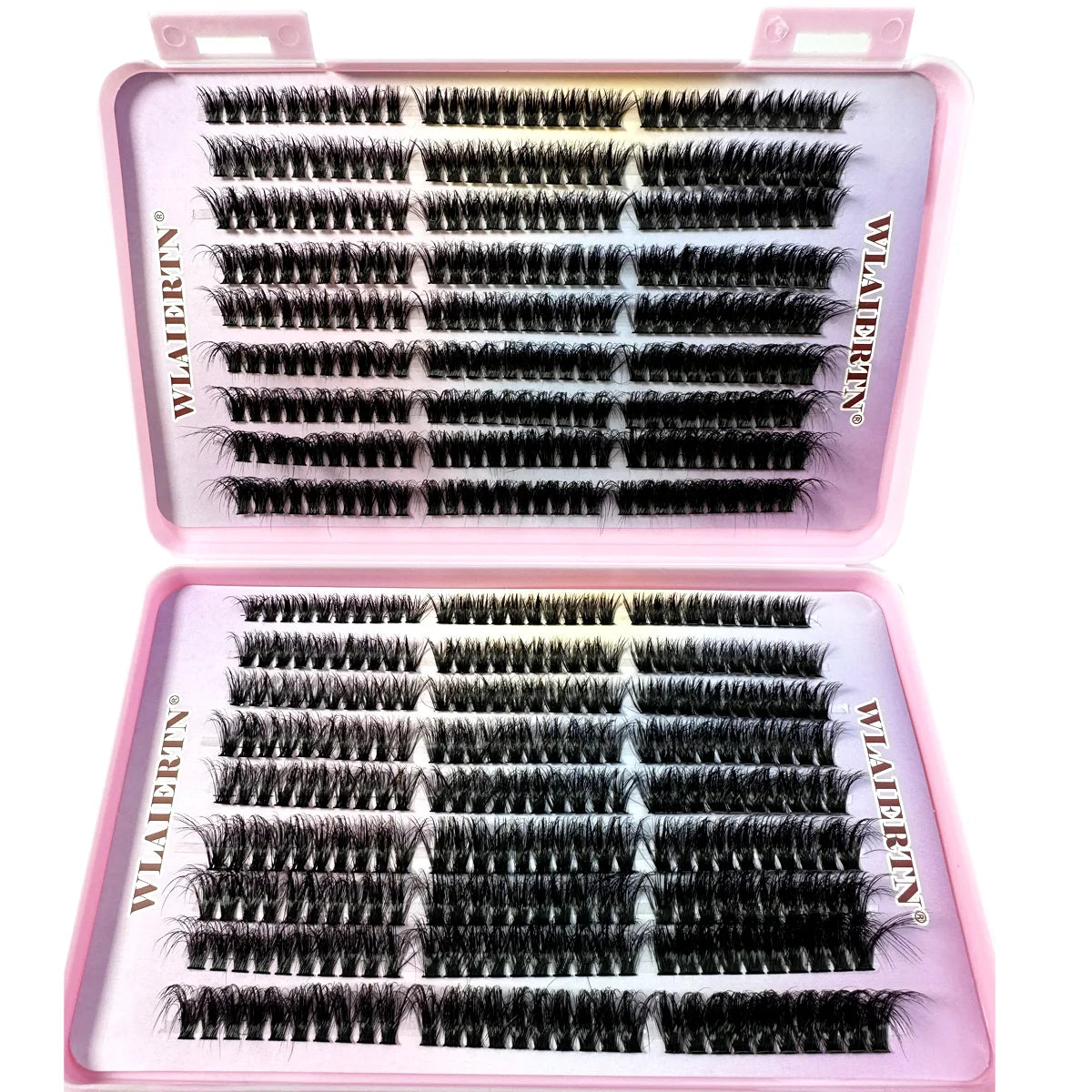 Pestañas de imitación de visón 540Cluster C rizador 9-16mm extensión de pestañas naturales mezcladas tira rusa 3D herramienta de maquillaje de pestañas Personal