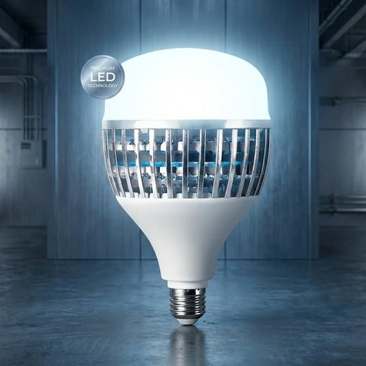 Hochleistungs-E27-LED-Glühbirne, 220V, superhelle Energiesparlampe für Zuhause, Garage, Lager, Büro, Innenbeleuchtung