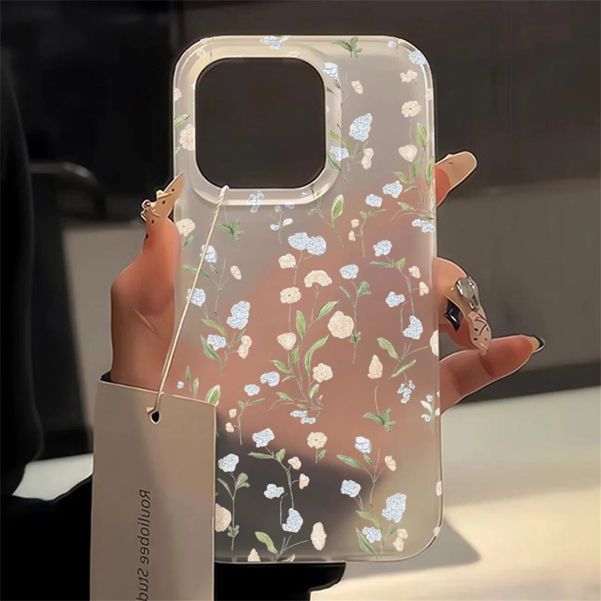 Funda mate de flores para iPhone 17, Fundas para iPhone 17 Air 16 Pro Max 12 14 11 13 15 Fundas, funda suave a prueba de golpes, parachoques de teléfono de leopardo