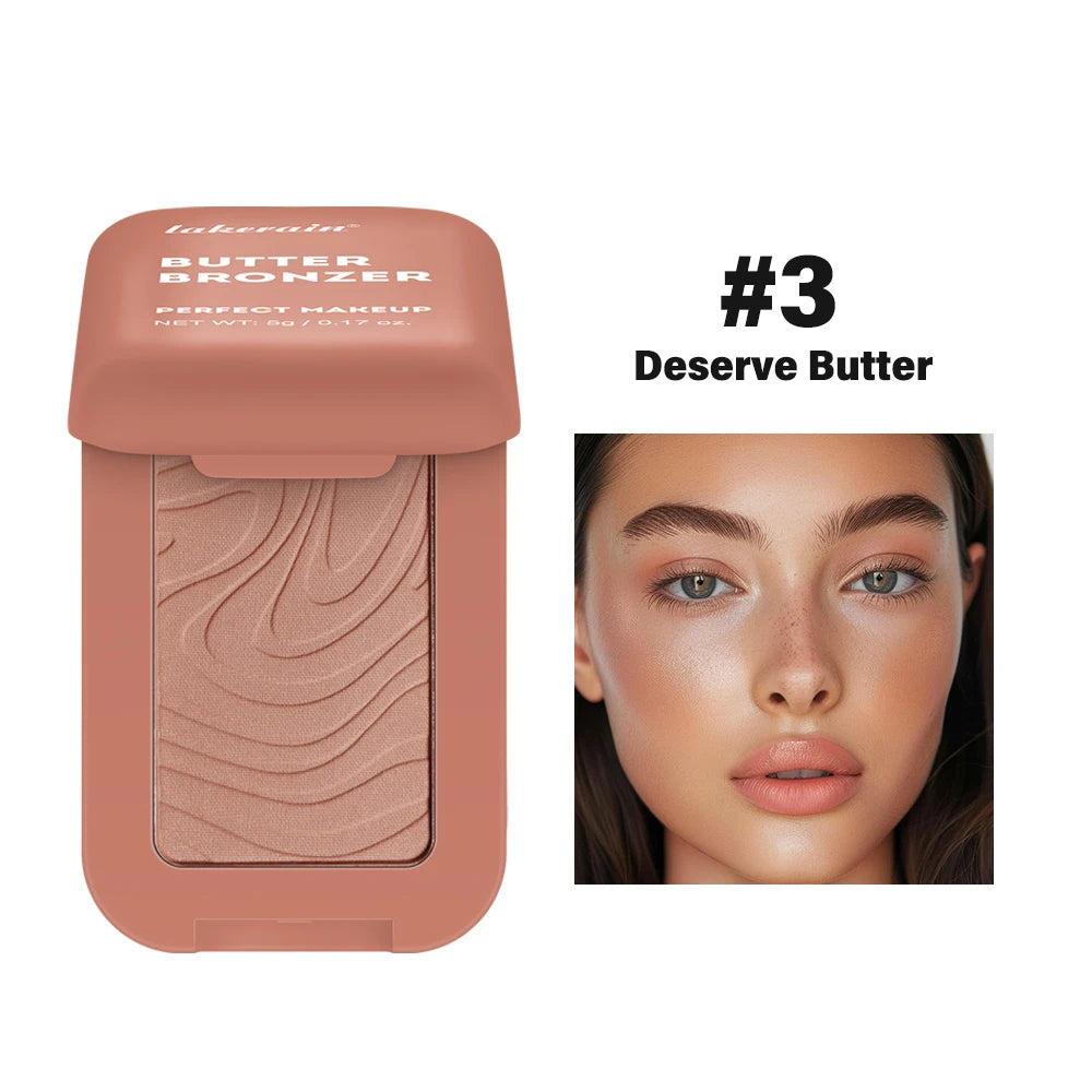 Matte Butter rubor Bronzer Longwear maquillaje facial con hasta 12 horas de uso fórmula vegana-Merry Butta