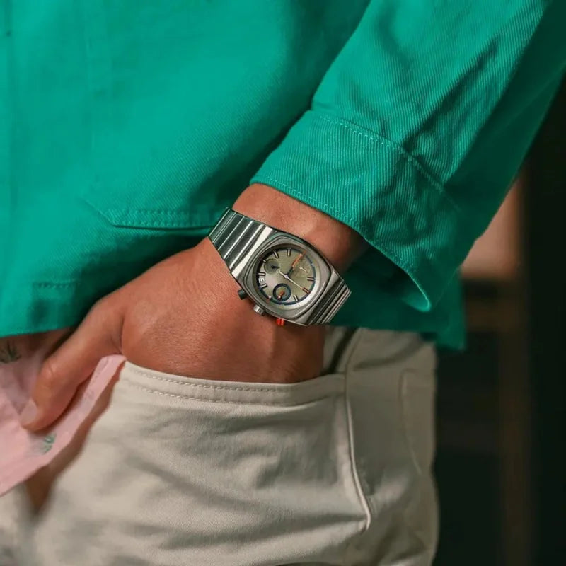 Reloj CILOA deportivo cuadrado verde para hombre, marca auténtica 2025, nueva tendencia, moda, alta calidad, ligero, regalo de lujo, reloj de cuarzo