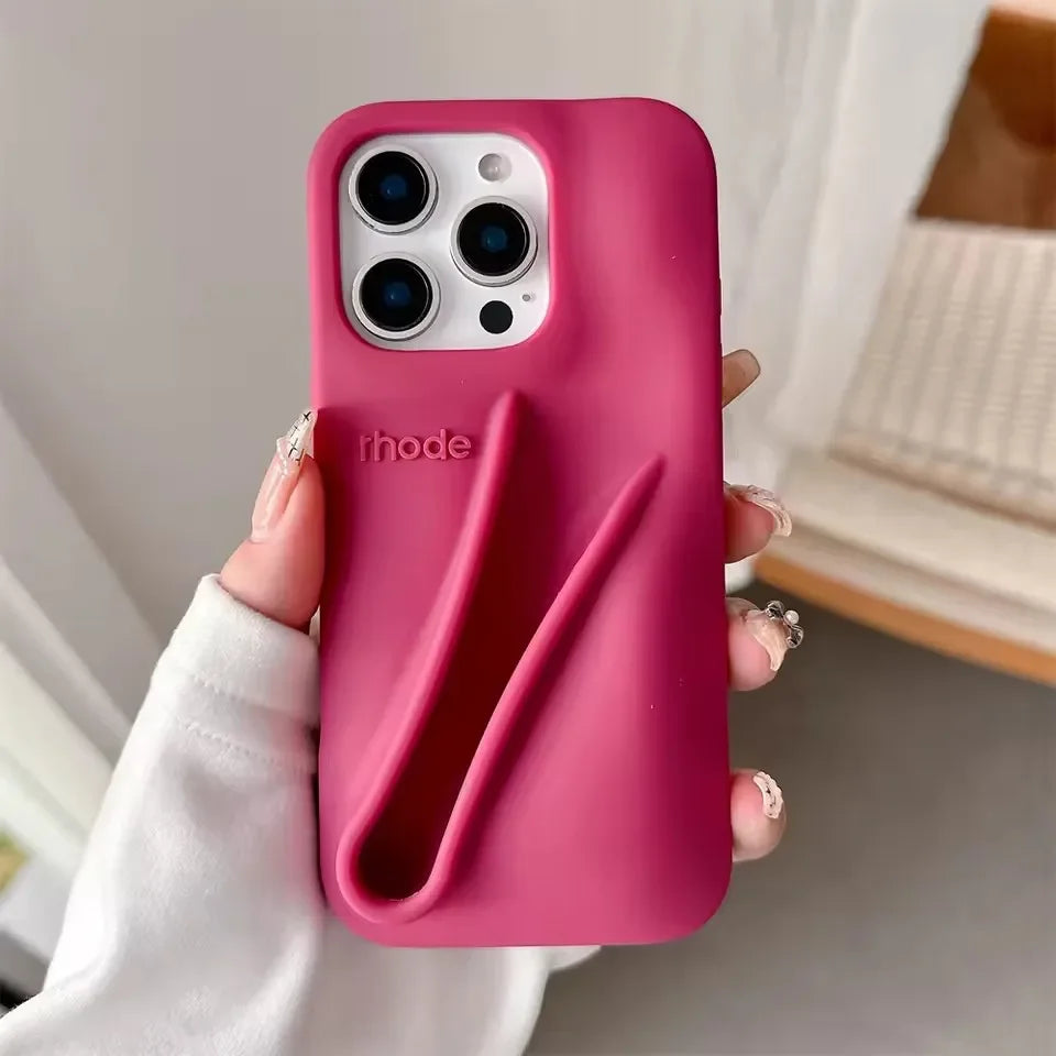 Funda para iPhone 17 16E 16 12 13 14 15 11 Pro Max Plus con diseño de brillo labial de vainilla, espresso y frambuesa Autumn Ribbon Toast