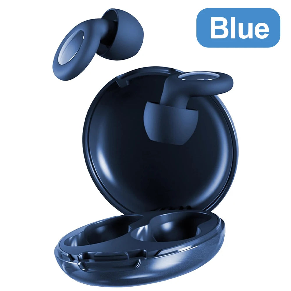 Tapones para los oídos silenciosos para dormir, reducción de ruido, súper suaves, reutilizables, protección auditiva, tapones antiruido para conciertos, viajes y trabajo