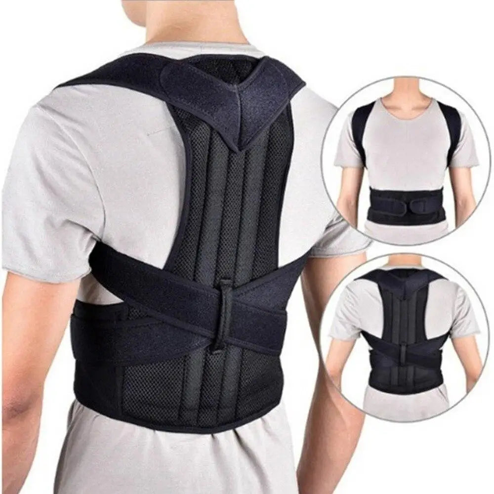 Corrector de Postura, Soporte de Clavícula, Corrector de Espalda Ajustable, Unisex, para Evitar la Postura Encurvada