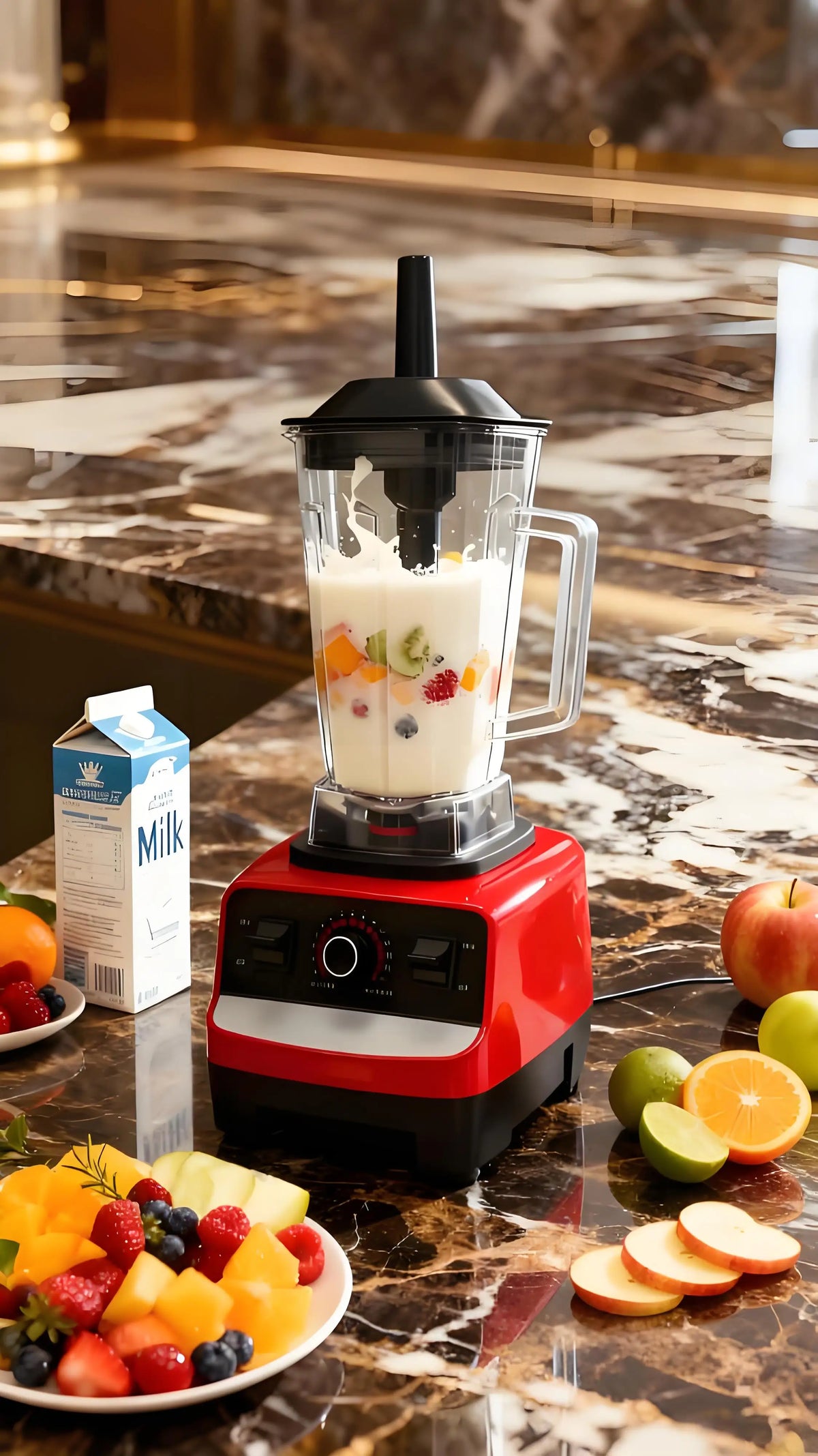 Licuadora Segura Libre de BPA con Vaso – Ideal para Smoothies y Bebidas, Incluye 6 Herramientas Útiles