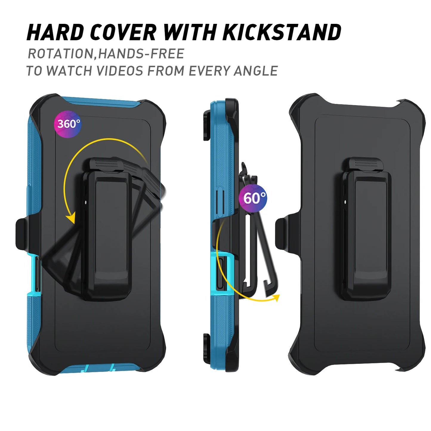 Armadura a prueba de golpes Defender funda de teléfono para iphone 11 12 13 14 15 Pro Max X XS XR XSMAX 7 8 Plus SE2 SE4 PC duro + cubierta trasera de TPU