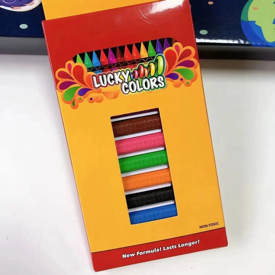 Crayón de cera de 12 colores, no se sucia las manos, crayones lavables, dibujo, pintura, palos de crayón, crayones de cera de colores, suministro de arte