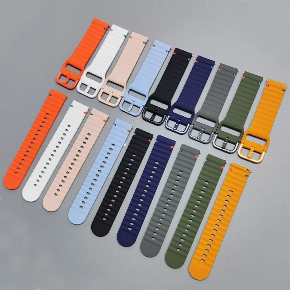 Correa de 22mm para Garmin Forerunner 570 47mm 265 255 M correa de reloj para Garmin Venu 3/Vivoactive 4 pulsera deportiva de silicona transpirable