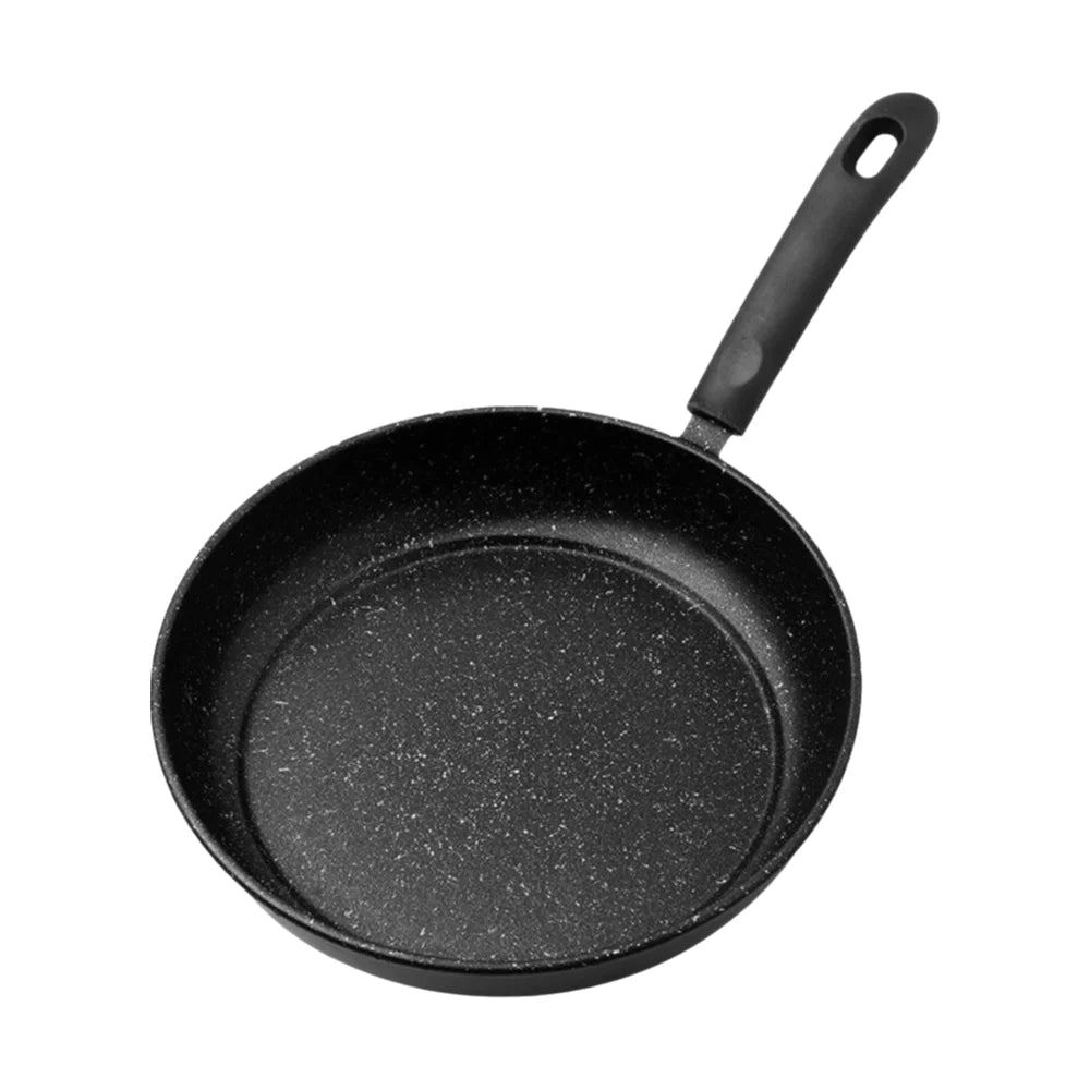 Sartén de piedra Maifan sin tapa de 18-25 cm, sartén antiadherente, utensilio de cocina grueso para cocinar carne, apto para cocinas de gas e inducción.