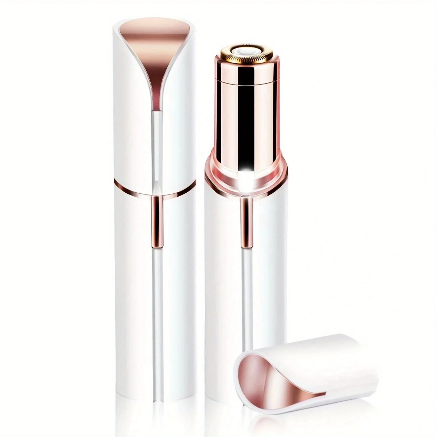 Depiladora eléctrica portátil en forma de lápiz labial para mujer, depilación Facial indolora y efectiva, herramienta de afeitadora para el hogar