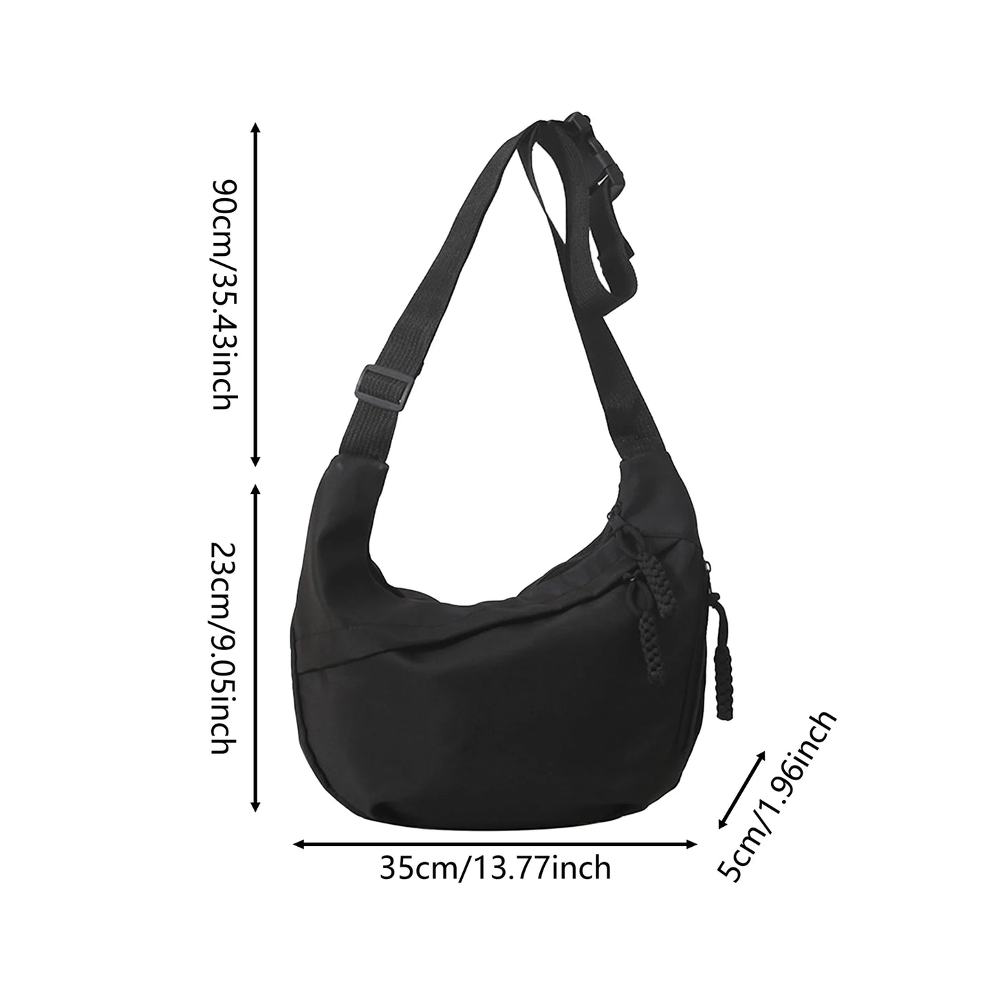 1 unids/lote, nuevo estilo, bolso de hombro elegante a la moda, bolso cruzado de gran capacidad para ir al trabajo, regalo pensativo para trabajadores de oficina