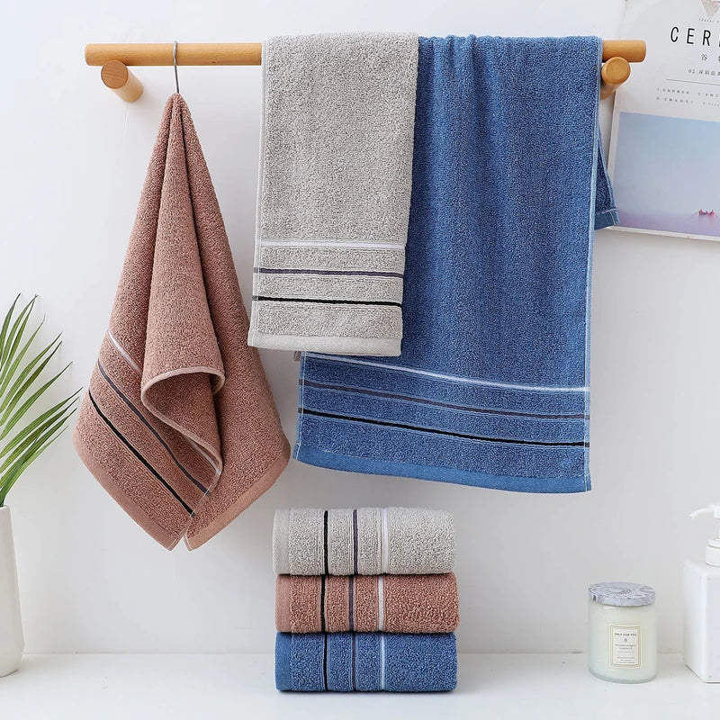 Paquete de 1 Toalla Absorbente Suave de Primera Calidad - Adecuada para Uso Doméstico, Toallas de Baño y Toallas Faciales en una Variedad de Colores.