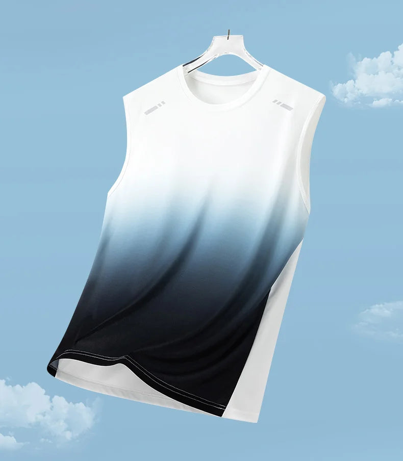 Chaleco de Verano de Secado Rápido para Maratón, Chaleco Deportivo Ligero y Transpirable para Hombre, Chaleco de Malla Absorbente de Humedad para Correr