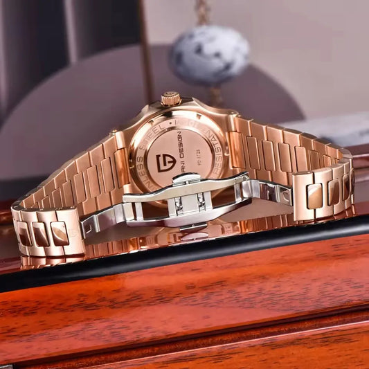 PAGANI DESIGN nuevo reloj mecánico deportivo elegante reloj luminoso de acero inoxidable para hombre zafiro Gaviota ST16 Movt relojes para hombre