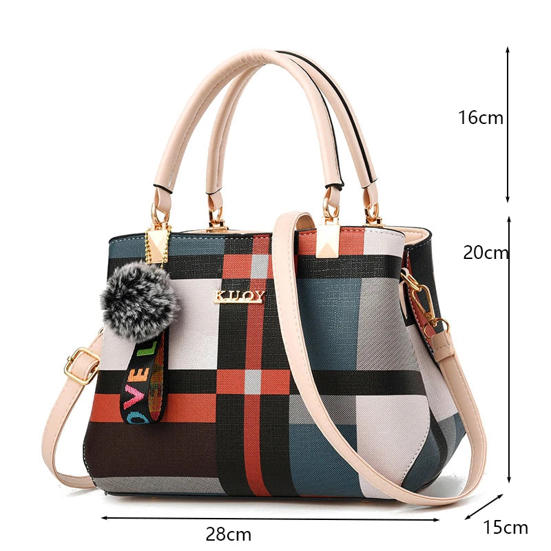 Bolsos cruzados informales de cuero PU para mujer, bolso de mano de diseñador de lujo, bolso de hombro de viaje de gran capacidad