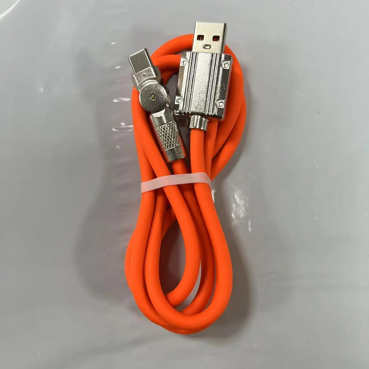 Cable USB tipo C de carga rápida de 120W 7A Cable de codo de rotación de 180 grados para juegos para Xiaomi Redmi Honor cargador de teléfono Cable USB C